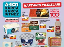 A101 16 Aralık 2023 Hafta Sonu Fırsatları