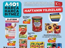 A101 21 Ekim 2023 Hafta Sonu İndirimleri