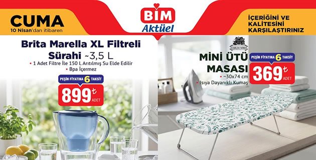 Bim 10 Nisan 2026 Aktüel Kataloğu