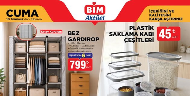 Bim 10 Temmuz 2026 Aktüel Kataloğu