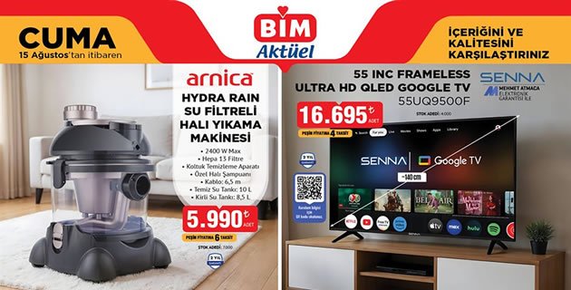 Bim 15 Ağustos 2025 Aktüel Kataloğu