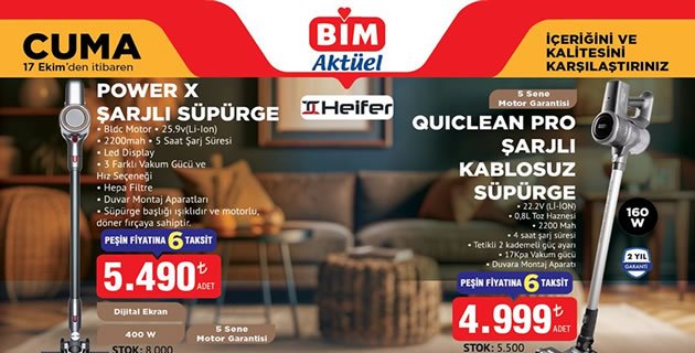Bim 17 Ekim 2025 Aktüel Kataloğu