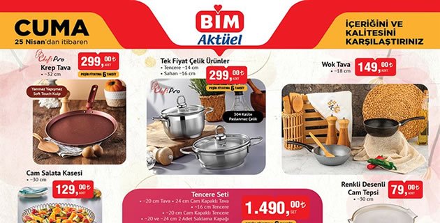 Bim 25 Nisan 2025 Aktüel Kataloğu