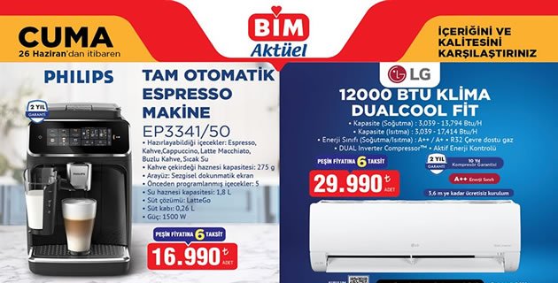 Bim 26 Haziran 2026 Aktüel Kataloğu Bim 26 Haziran 2026 Aktüel Kataloğu