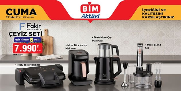 Bim 27 Mart 2026 Aktüel Kataloğu