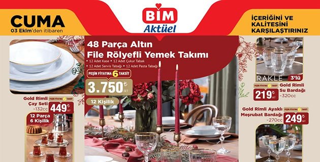 Bim 3 Ekim 2025 Aktüel Kataloğu