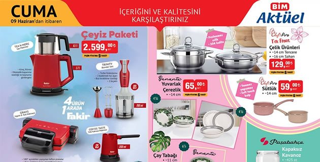 Bim 9 Haziran 2023 Aktüel Kataloğu