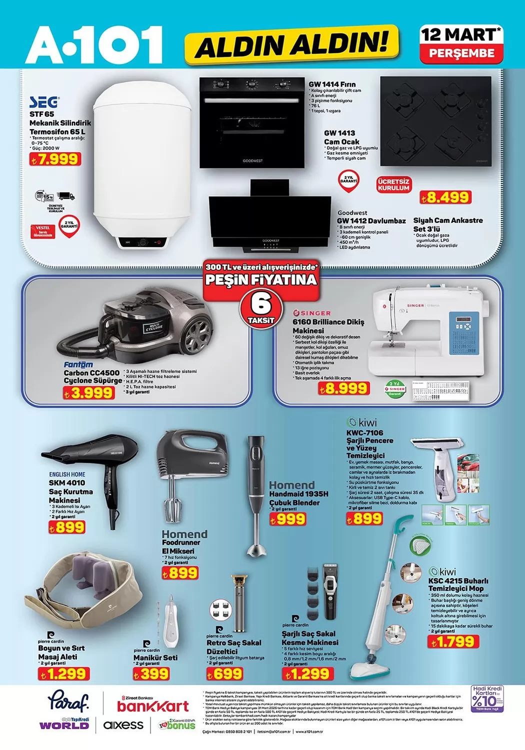 A101 12 Mart 2026 Kataloğu - 2