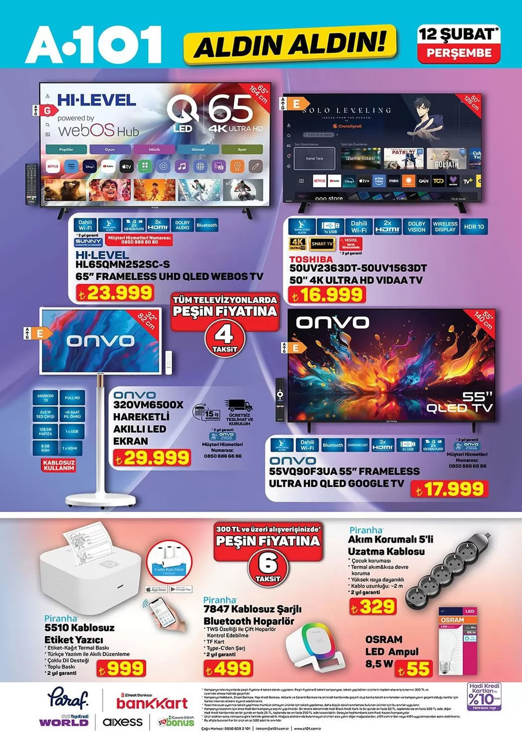 A101 12 Şubat 2026 Kataloğu - 1