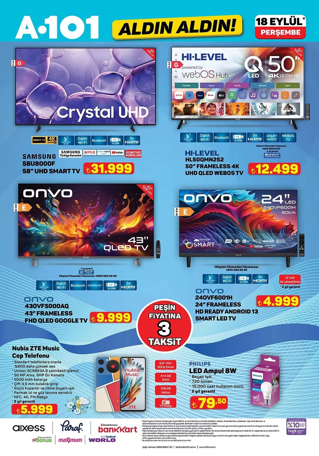 A101 18 Eylül 2025 Kataloğu - 1