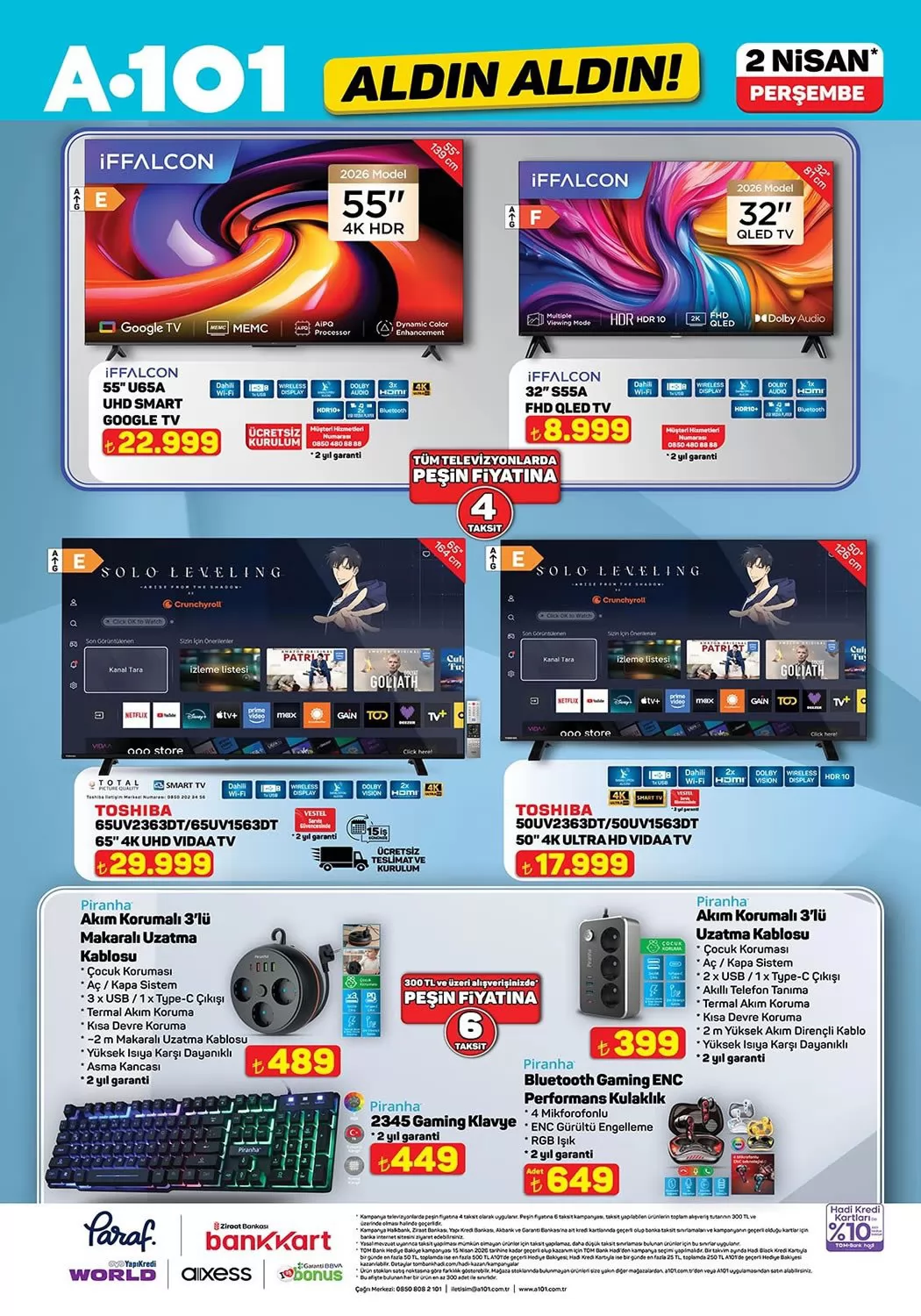 A101 2 Nisan 2026 Kataloğu - 1
