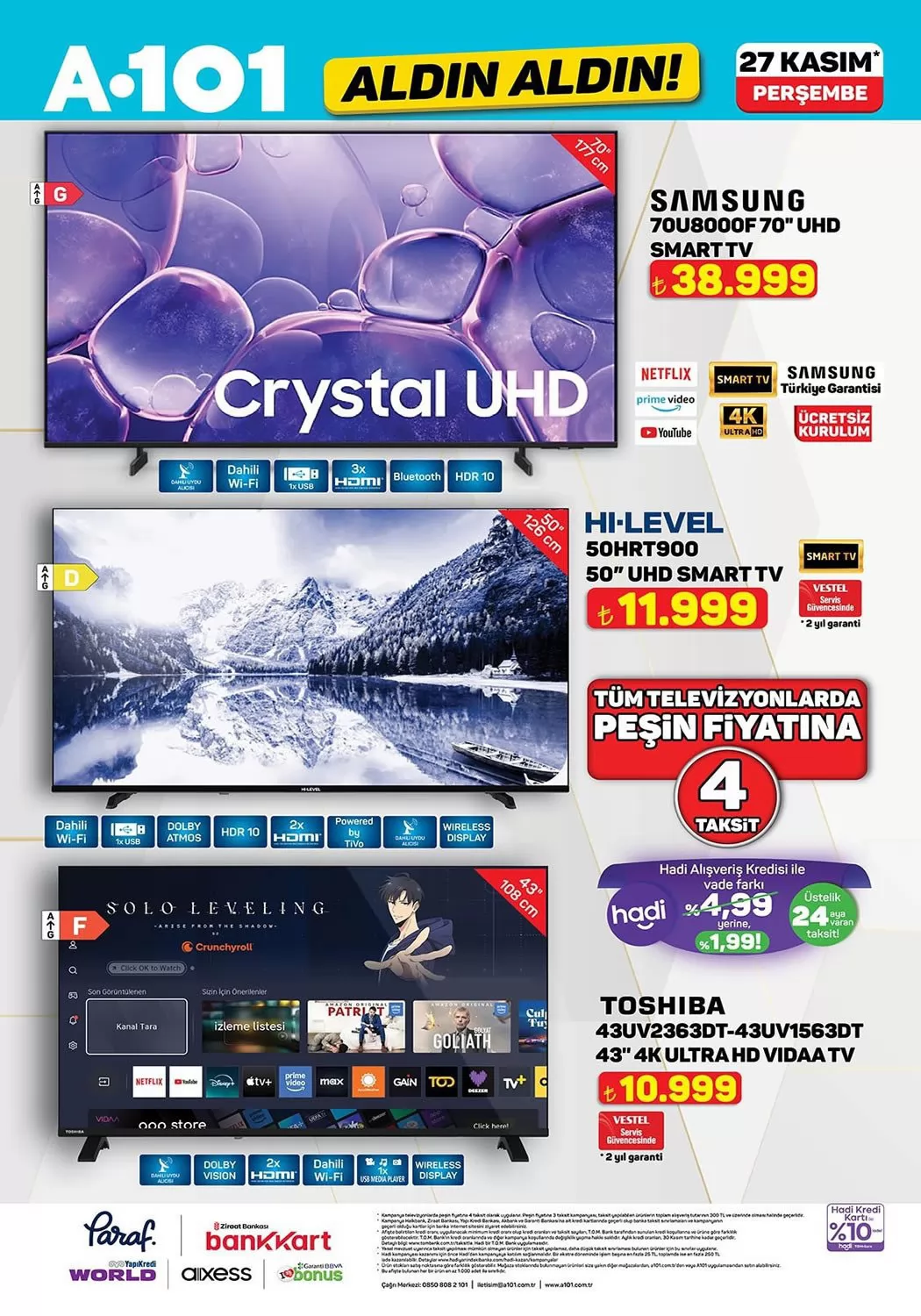 A101 27 Kasım 2025 Kataloğu - 1