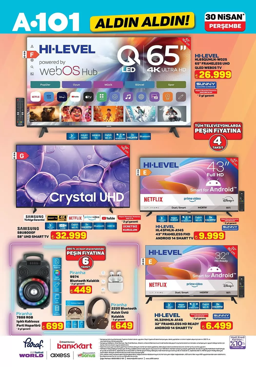 A101 30 Nisan 2026 Kataloğu - 1