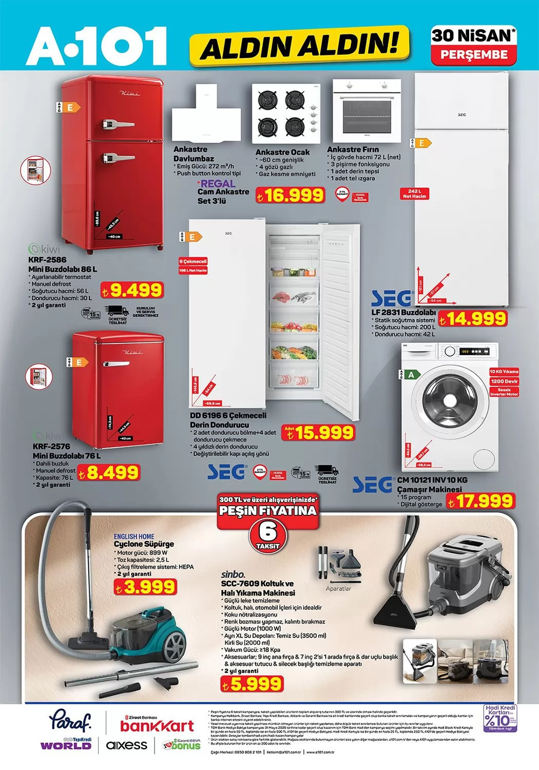 A101 30 Nisan 2026 Kataloğu - 2