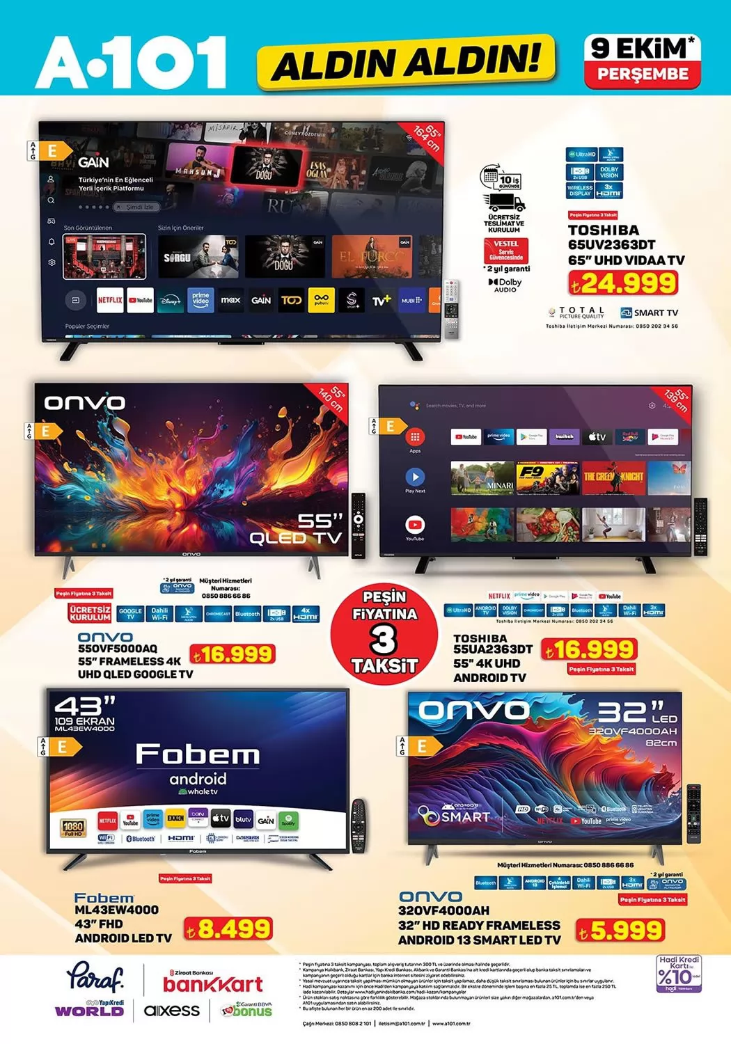 A101 9 Ekim 2025 Kataloğu - 1