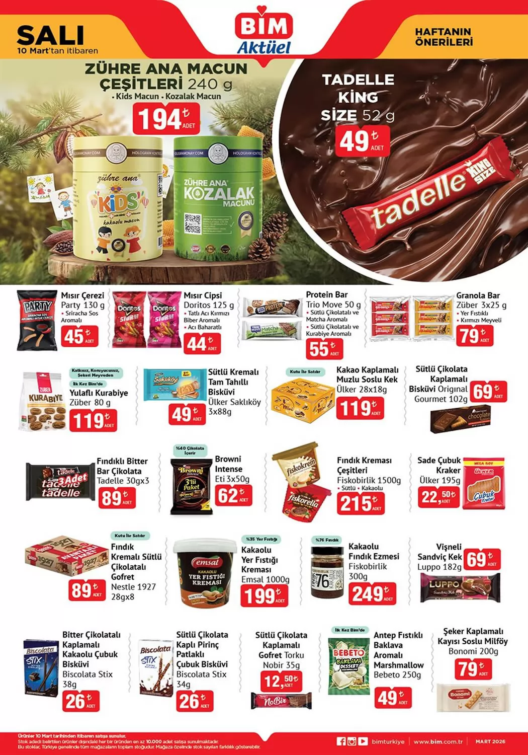 Bim 10 Mart 2026 Kataloğu - 2