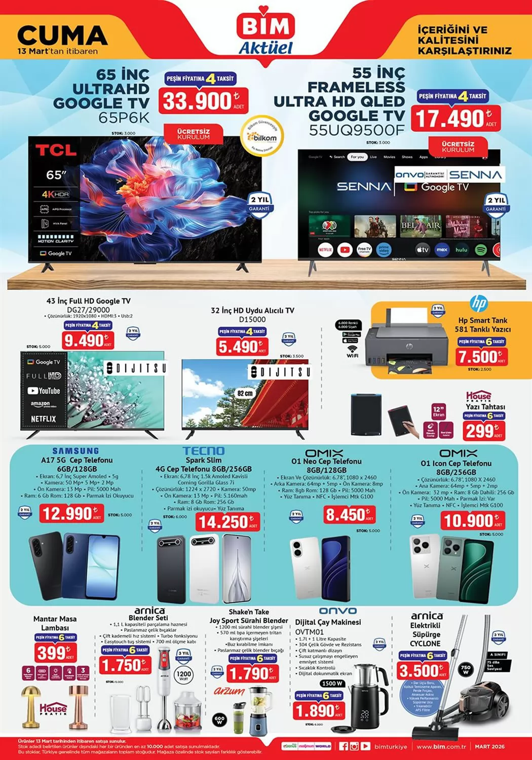 Bim 13 Mart 2026 Kataloğu - 1