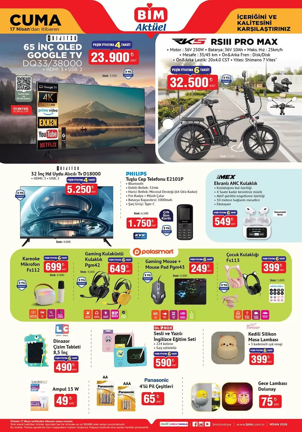 Bim 17 Nisan 2026 Kataloğu - 1