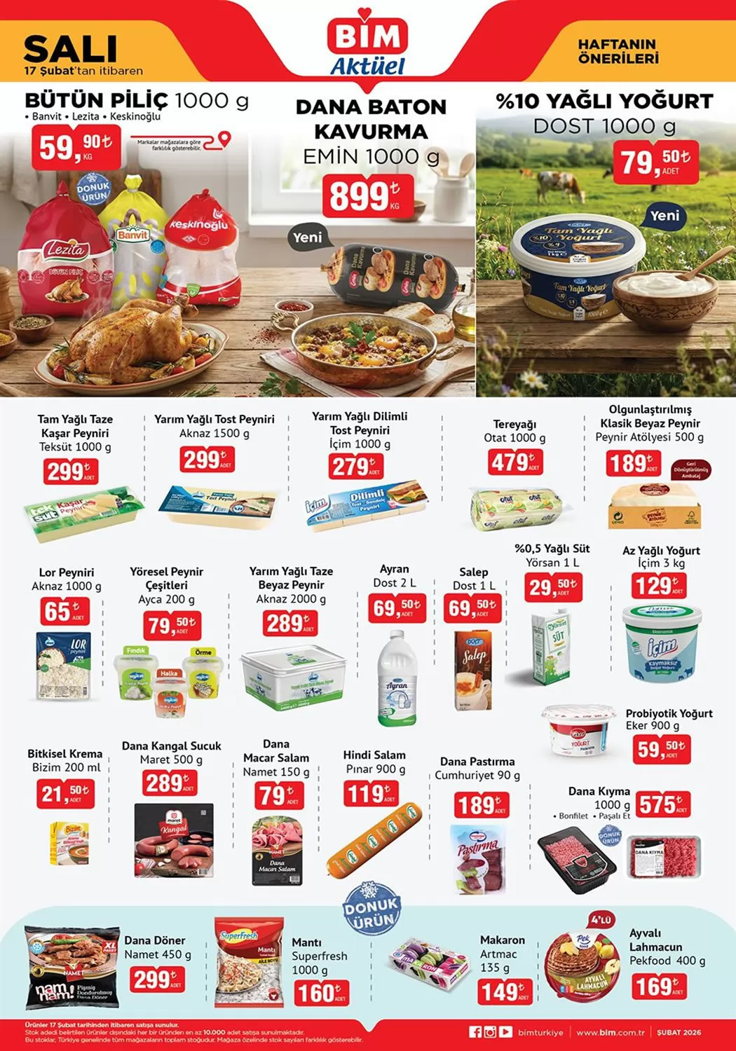 Bim 17 Şubat 2026 Kataloğu - 1