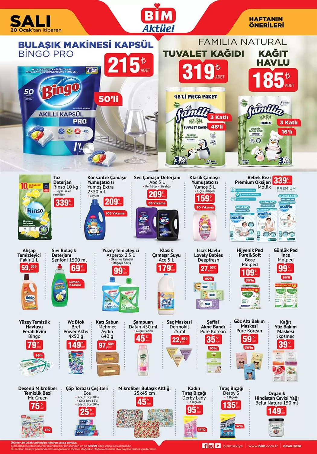 Bim 20 Ocak 2026 Kataloğu - 1
