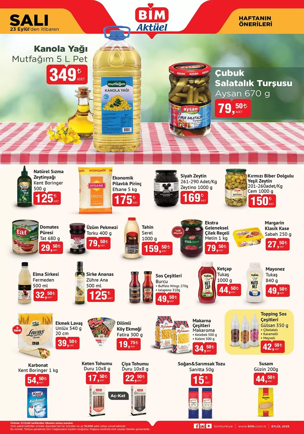 Bim 23 Eylül 2025 Kataloğu - 3
