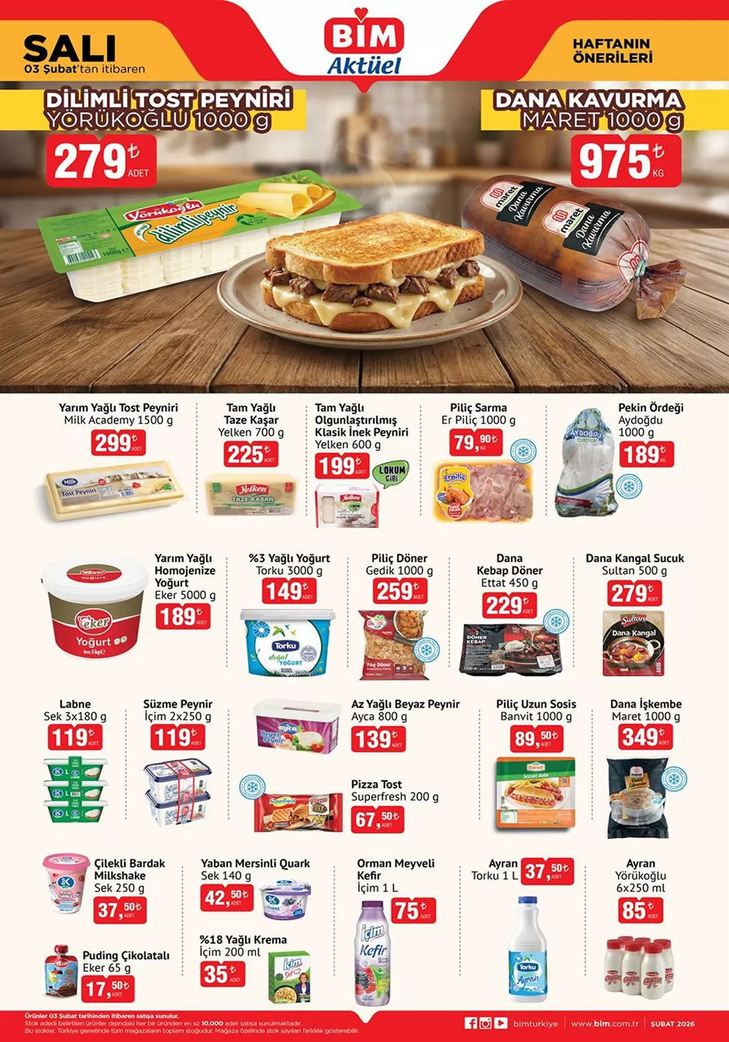 Bim 3 Şubat 2026 Kataloğu - 1